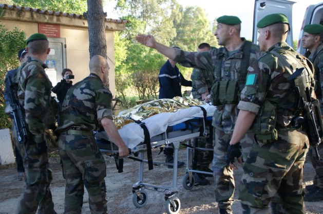 Fin des exercices à Calvi avec évacuation de ressortissants et cocktail de clôture au palais des Gouverneurs Fin des exercices à Calvi avec évacuation de ressortissants et cocktail de clôture au palais des Gouverneurs