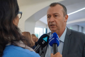 AZERTAC, l'Agence d'Information d'Etat de l'Azerbaïdjan interroge Ghjuvan Filippu Antolini © LH AZERTAC, l'Agence d'Information d'Etat de l'Azerbaïdjan interroge Ghjuvan Filippu Antolini © LH