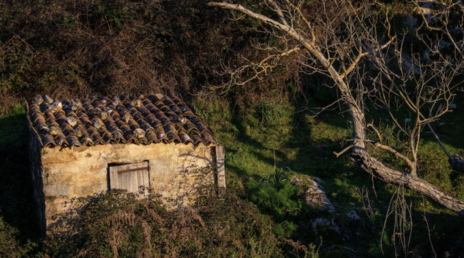 Sur la route de Cerasa (Coggia village) celle qui mène à Appriciani /Vico. Photo Viviane Delfini