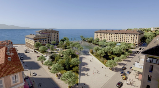 Les travaux de la place du Diamant d'Ajaccio devrait être terminés à la fin de l'année 2025. Les travaux de la place du Diamant d'Ajaccio devrait être terminés à la fin de l'année 2025.