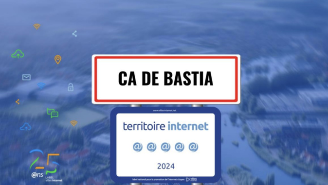 Grand Bastia : la CAB obtient 5@ au label des villes internet
