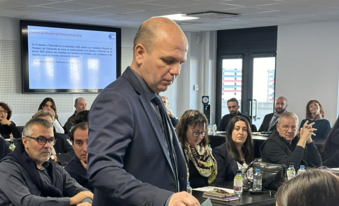 Dominique Federici réélu Président de l’Université de Corse Dominique Federici réélu Président de l’Université de Corse