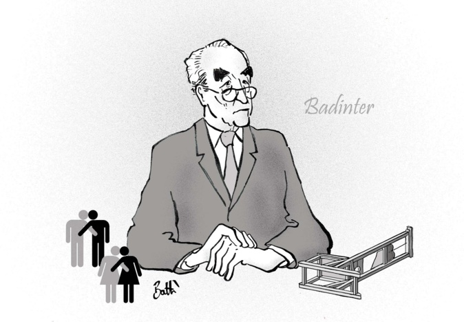Le dessin de Battì : hommage à Robert Badinter