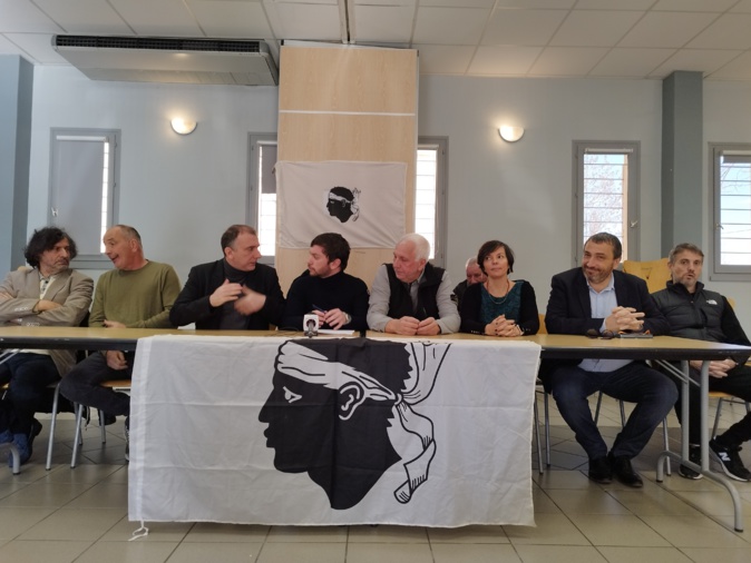 Le PNC a tenu une conférence de presse à Ghisonaccia, ce mardi matin.