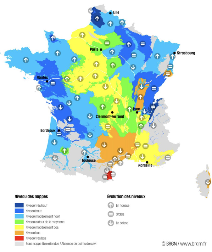 En Corse, le niveau des nappes phréatiques continue de baisser