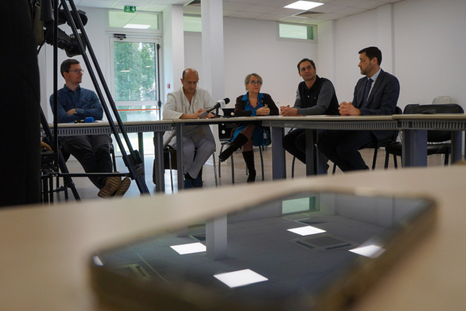 L'équipe a tenu une conférence de presse à l'hôpital © LH L'équipe a tenu une conférence de presse à l'hôpital © LH
