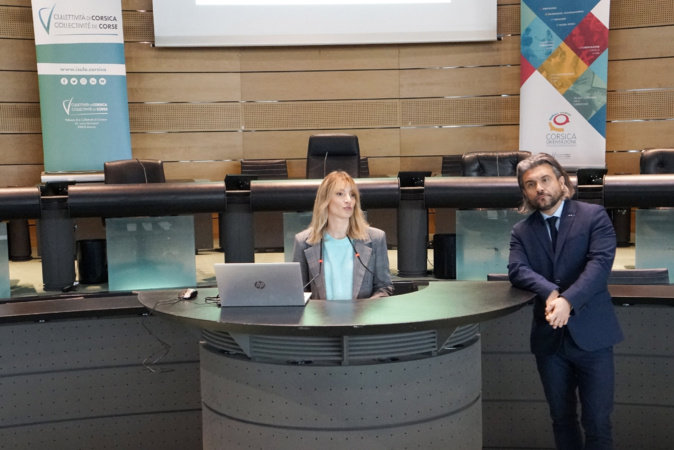 Antonia Luciani et Jean-Philippe Agresti ont lancé la journée © LH Antonia Luciani et Jean-Philippe Agresti ont lancé la journée © LH