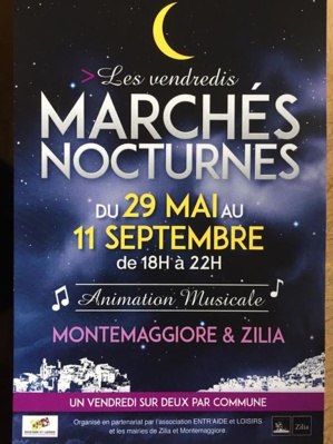 Un marché nocturne à Montegrosso Un marché nocturne à Montegrosso