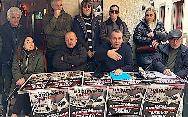 Les militants de Patriotti et Associu Sulidarità appellent à une manifestation populaire samedi 2 mars.