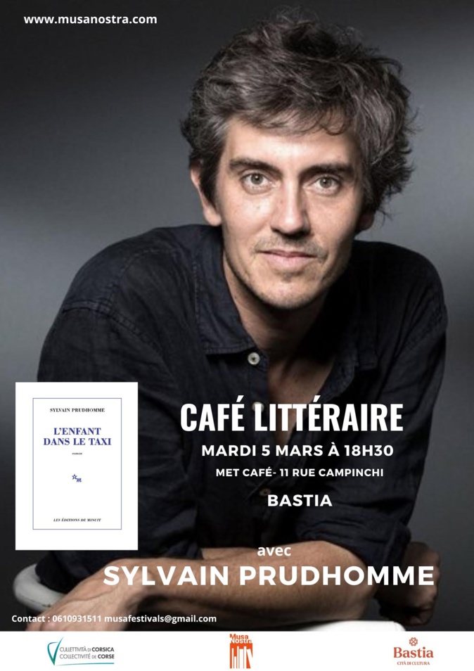 Bastia : Sylvain Prudhomme au café littéraire Musanostra de Mars