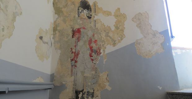 Bastia : Découverte exceptionnelle d’une peinture murale datant du Royaume anglo-corse !