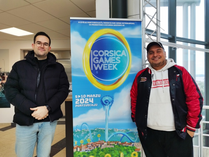 Pierre-Vincent Pietri et Charly Picciocchi sont aux manettes de la Corsica Games Week.