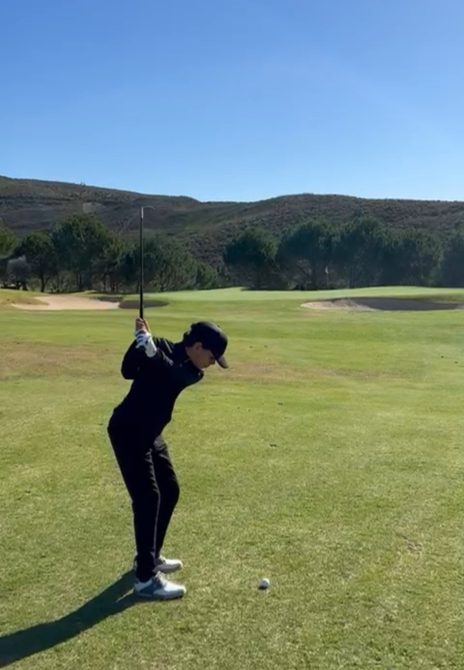 Claude-Bernard Emmanuelli, lors du Championnat du monde de golf junior à Malaga (Espagne). Claude-Bernard Emmanuelli, lors du Championnat du monde de golf junior à Malaga (Espagne).