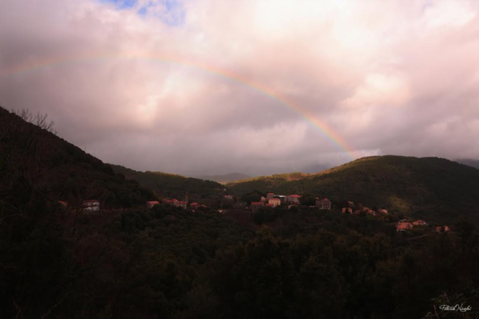 La photo du jour : Levie sous l'arc-en-ciel
