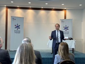 Thibaut Guilluy, le directeur général de France Travail, était en déplacement à Ajaccio ce jeudi.