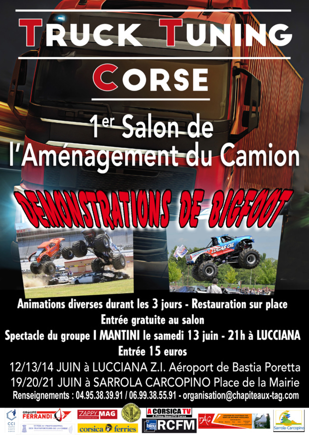 Le 1er salon de l'aménagement du camion se tient à Lucciana