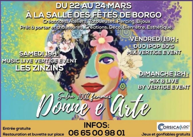 Première édition du salon "Donne e Arte" : Borgo célèbre la créativité féminine 