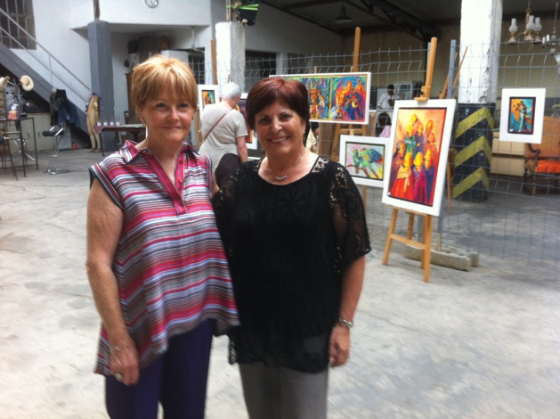Ajaccio : Les artistes Nita Bertaudière et Josette Vernet ont investi le Garage Ajaccio : Les artistes Nita Bertaudière et Josette Vernet ont investi le Garage