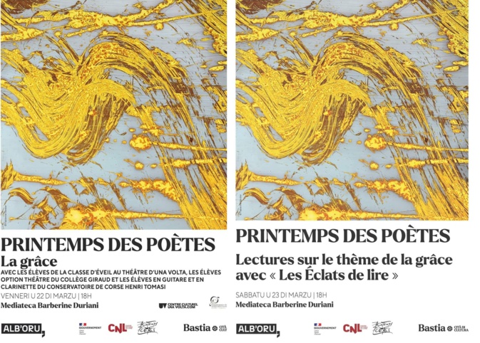 « Printemps des poètes » : à Bastia les jeunes se mobilisent autour de la « Grâce» « Printemps des poètes » : à Bastia les jeunes se mobilisent autour de la « Grâce»