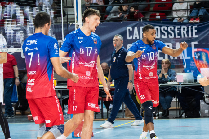 Le GFCA Volley s'est imposé au tie-break face à Martigues.