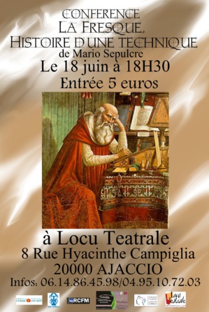 Ajaccio : Conférence sur la Fresque de Mario Sepulcre Ajaccio : Conférence sur la Fresque de Mario Sepulcre