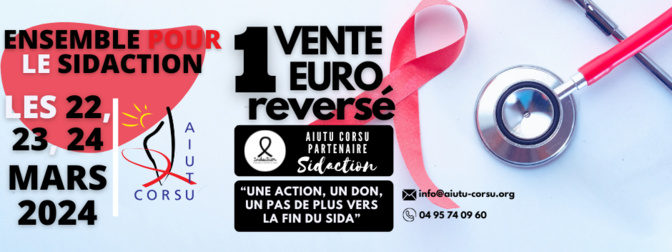 Sidaction : En Corse, le nombre de dépistages toujours à la traîne Sidaction : En Corse, le nombre de dépistages toujours à la traîne