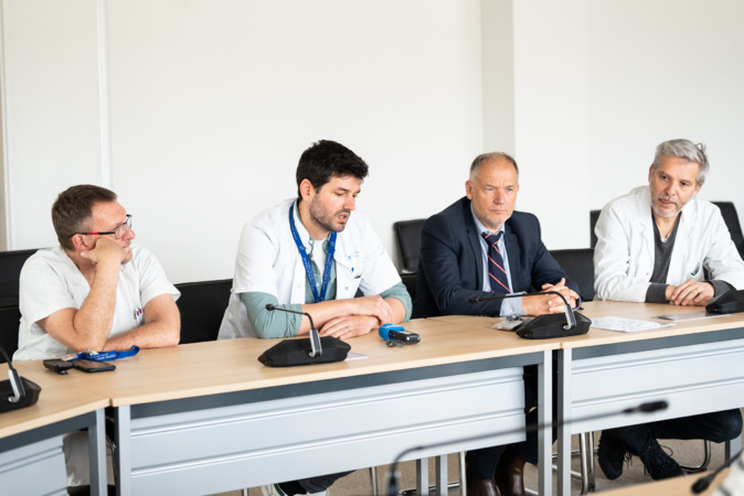 La conférence de presse de présentation. Photos Paule Santoni La conférence de presse de présentation. Photos Paule Santoni
