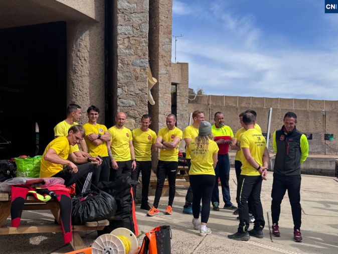 A Calvi, les pompiers poursuivent leur formation de sauveteurs côtiers