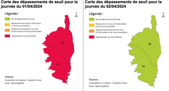 Capture d"écran Qualitair Capture d"écran Qualitair