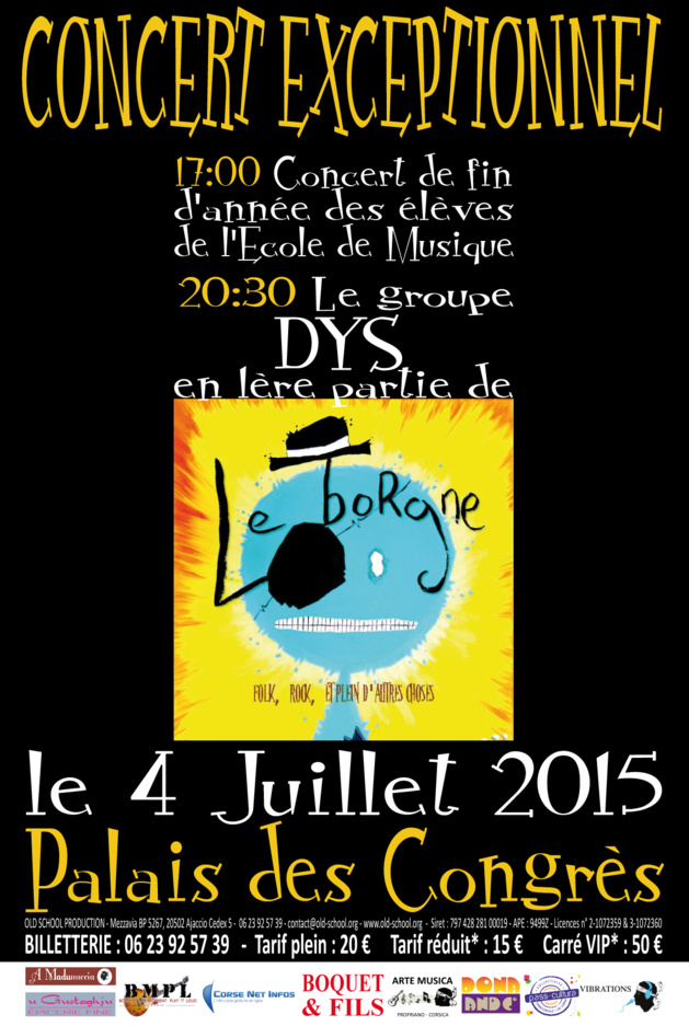 Ajaccio : 15 places à gagner avec CNI pour le concert de Le Borgne au palais des congrès Ajaccio : 15 places à gagner avec CNI pour le concert de Le Borgne au palais des congrès