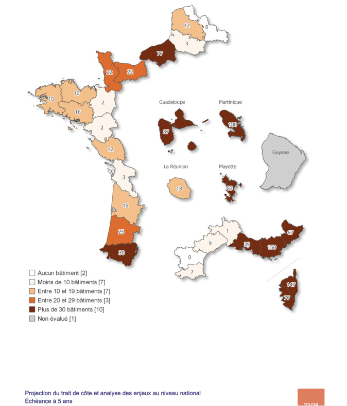 En Corse, 840 logements menacés par la montée de la mer d’ici 25 ans
