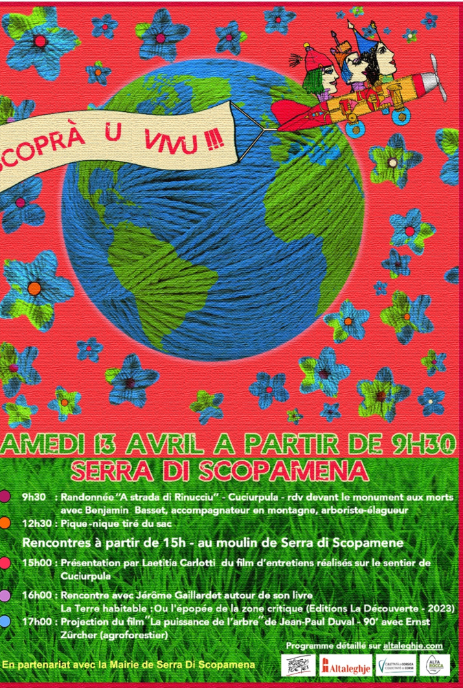 Nouveau projet culturel d'Altaleghje : "Scoprà u vivu" pour sensibiliser à l'urgence climatique Nouveau projet culturel d'Altaleghje : "Scoprà u vivu" pour sensibiliser à l'urgence climatique