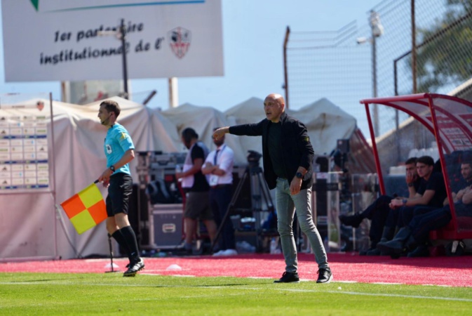 Olivier Pantaloni et ses hommes ont réalisé une belle performance face aux Verts. (photo Paule Santoni).