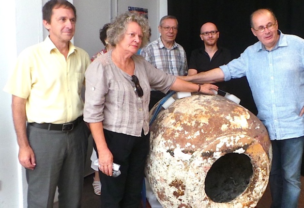 Musée de Bastia : La pierre de Meria et la stèle funéraire romaine de Luri Musée de Bastia : La pierre de Meria et la stèle funéraire romaine de Luri