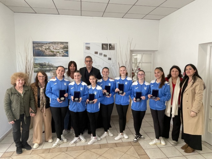 Twirling : E Marinelle honorées par la ville de Bastia