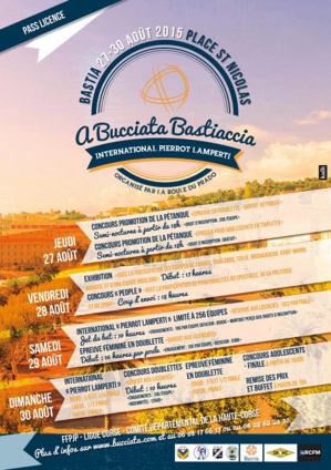 "A bucciata bastiaccia"-Grand prix Pierrot-Lamperti : La place Saint Nicolas, immense boulodrome "A bucciata bastiaccia"-Grand prix Pierrot-Lamperti : La place Saint Nicolas, immense boulodrome