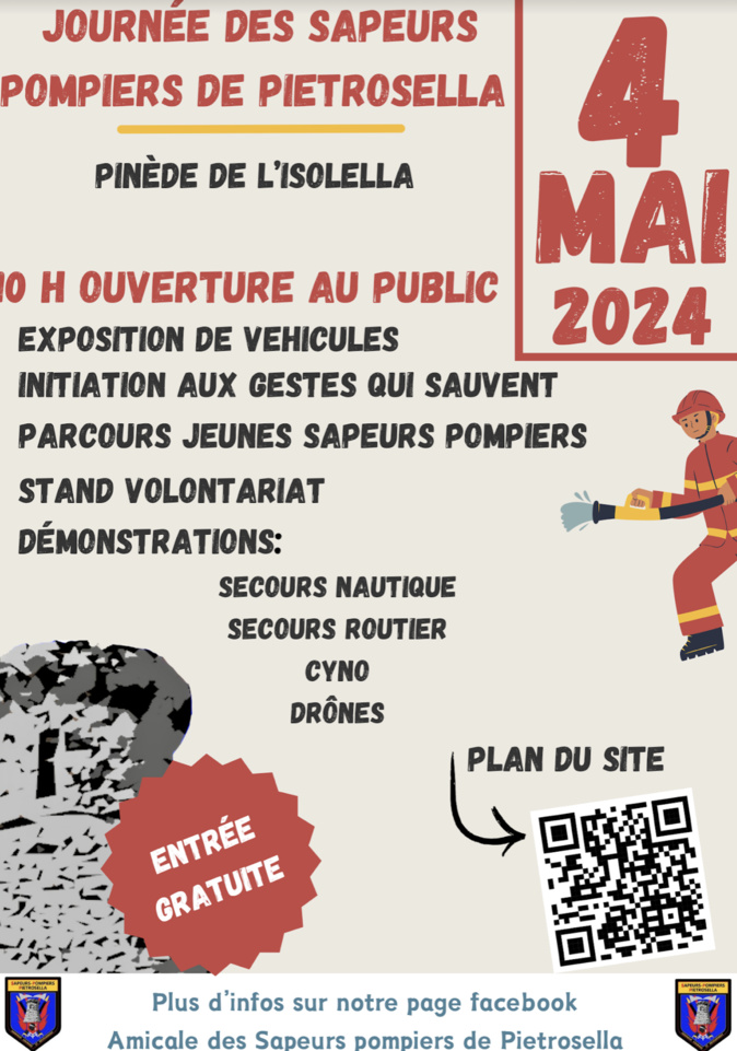 Pietrosella : Une journée pour découvrir le métier de sapeur-pompier Pietrosella : Une journée pour découvrir le métier de sapeur-pompier