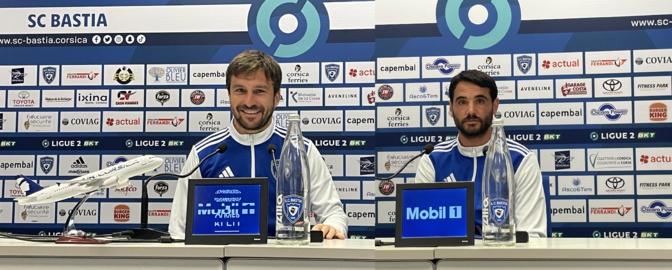 Michel Moretti et Julien Fabri veulent rebondir face à Amiens ce vendredi soir à Furiani.