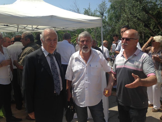 Pierre-Jean Luciani en compagnie des maires de Partinellu et Cuttoli e Curtichjatu Pierre-Jean Luciani en compagnie des maires de Partinellu et Cuttoli e Curtichjatu
