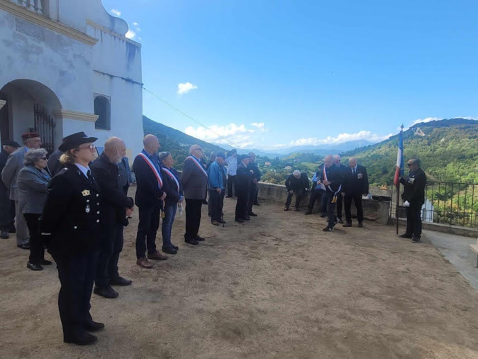 Hommage aux soldats morts pour la France dans les villages de Pietralba, Lama, Urtaca et Novella