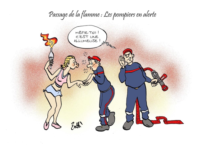 L'actualité corse vue par Battì : passage de la flamme, les pompiers en alerte L'actualité corse vue par Battì : passage de la flamme, les pompiers en alerte