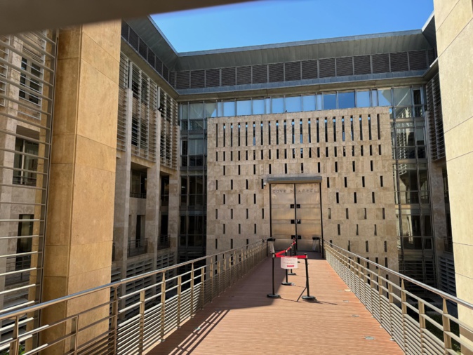 Le Palais Monclar à Aix en Provence où se déroule actuellement le procès