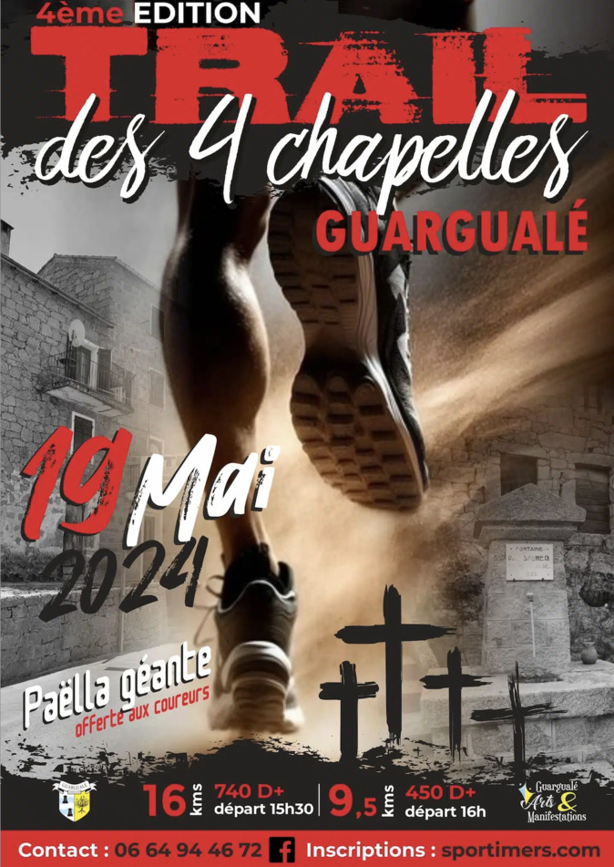 Guargualé : près de 200 coureurs attendus au trail des 4 chapelles Guargualé : près de 200 coureurs attendus au trail des 4 chapelles