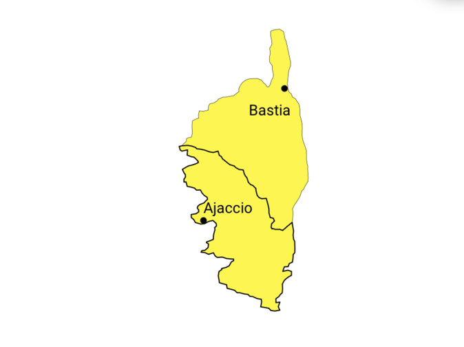 Météo : la Corse est placée en vigilance jaune 