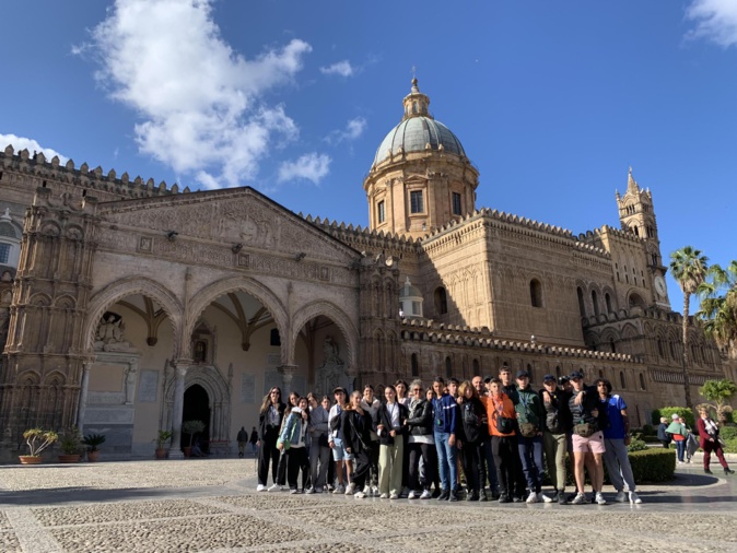 26 élèves du collège Pascal Paoli d’Île-Rousse en Sicile : 