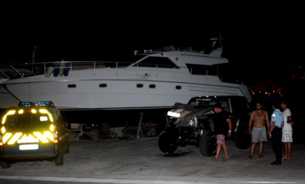 Accident spectaculaire au port de plaisance de Calvi Accident spectaculaire au port de plaisance de Calvi