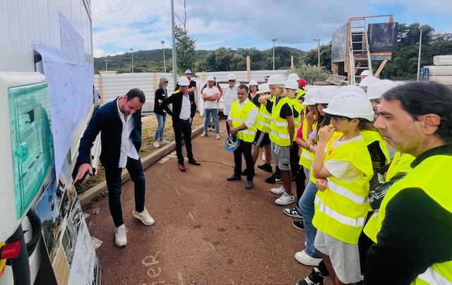 Une visite du chantier du téléporté d'Ajaccio s'est déroulée ce jeudi matin.