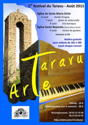 Santa Maria Siché : 1ère édition du festival "Arte Taravu"