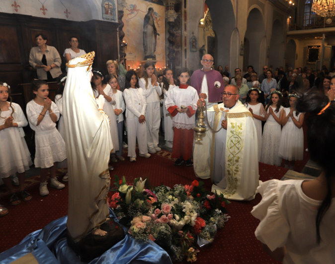 Couronnement de la Vierge : à Corte la tradition a été respectée Couronnement de la Vierge : à Corte la tradition a été respectée