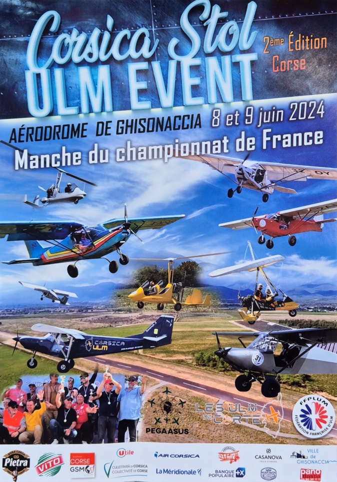 Corsica Stol : les ULM sont de retour à Ghisonaccia Corsica Stol : les ULM sont de retour à Ghisonaccia